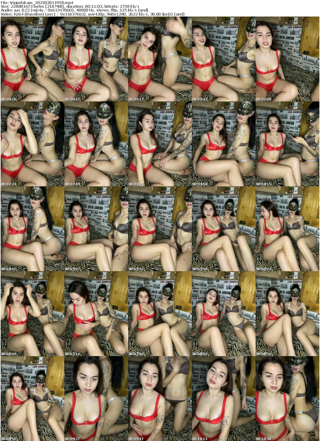 Preview thumb from trippelskam on 2023-02-01 @ bongacams