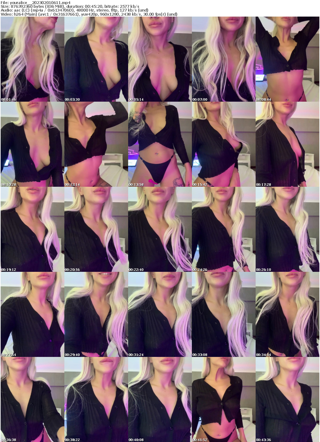 Preview thumb from youralice_ on 2023-02-01 @ bongacams