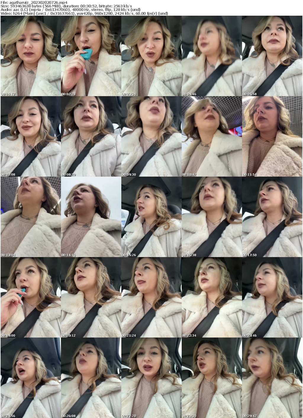 Preview thumb from agatharuiz on 2023-02-02 @ bongacams