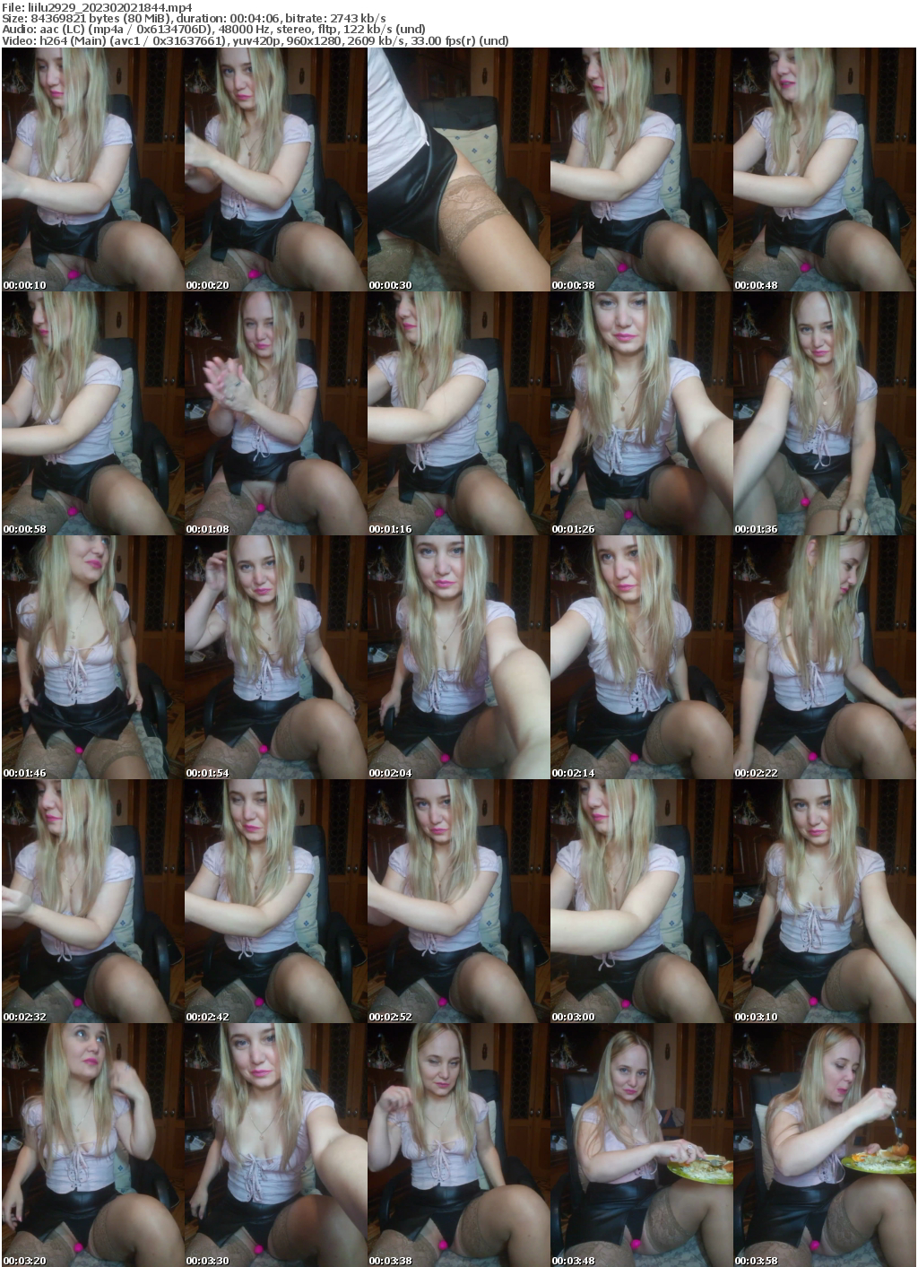 Preview thumb from liilu2929 on 2023-02-02 @ bongacams