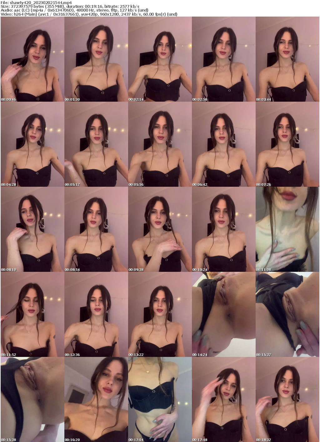 Preview thumb from shawty420 on 2023-02-02 @ bongacams