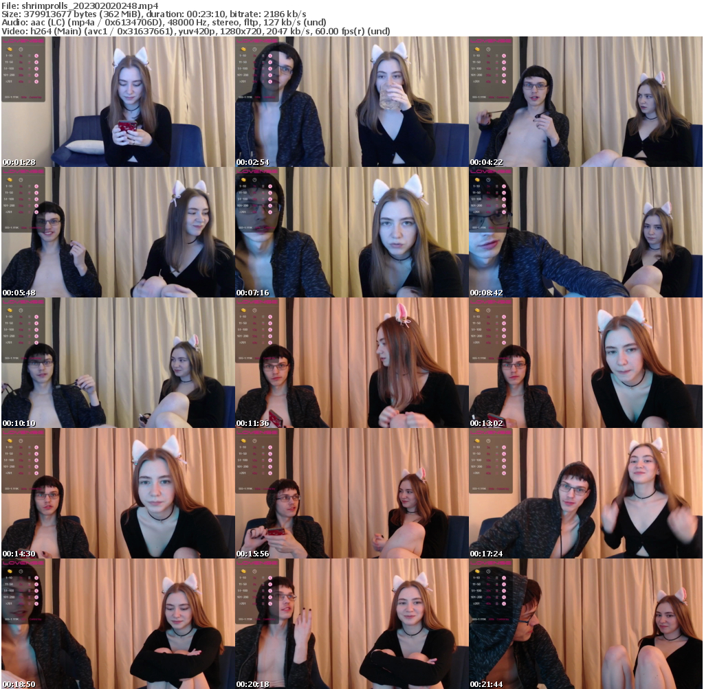 Preview thumb from shrimprolls on 2023-02-02 @ bongacams