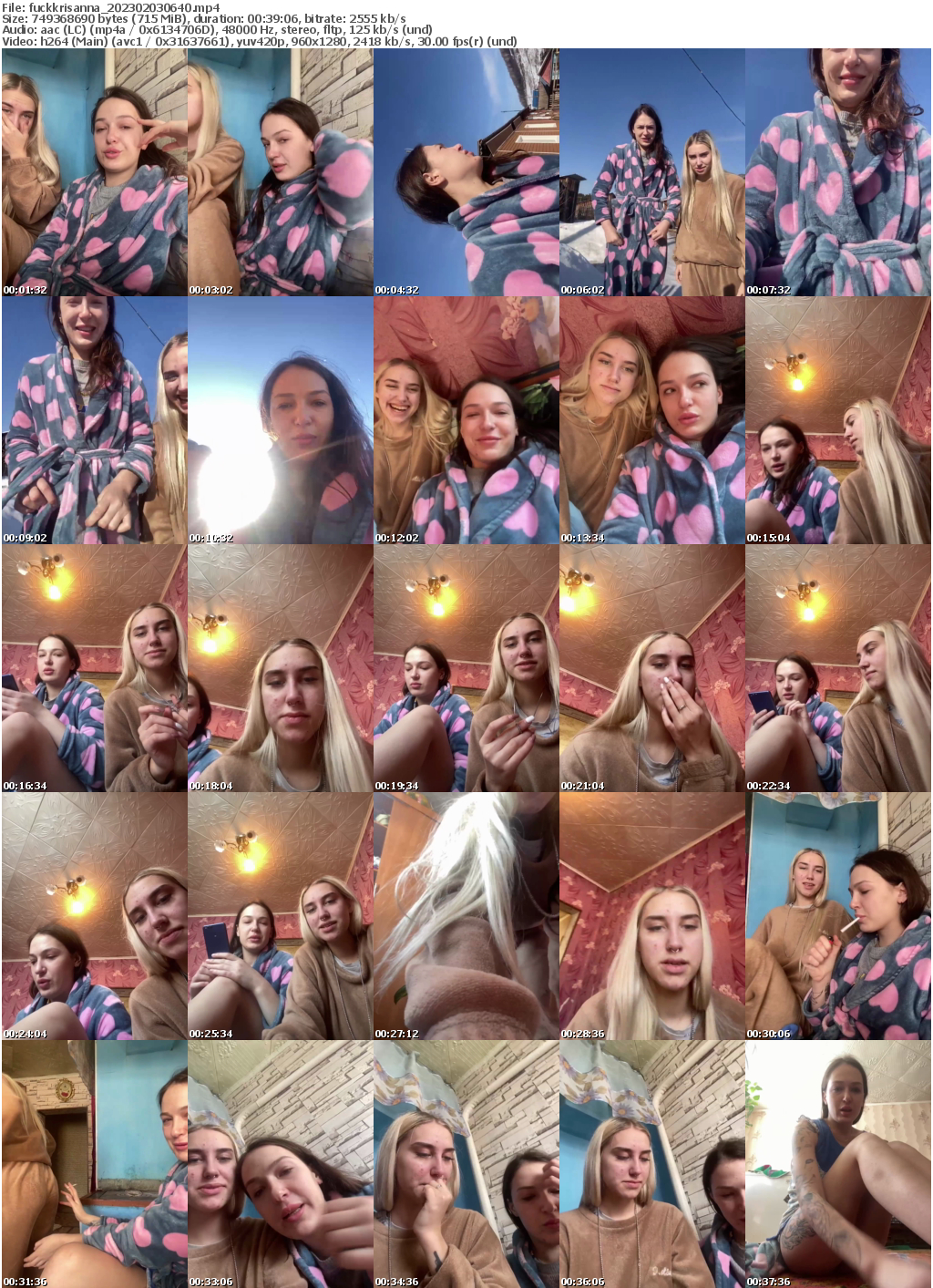 Preview thumb from fuckkrisanna on 2023-02-03 @ bongacams