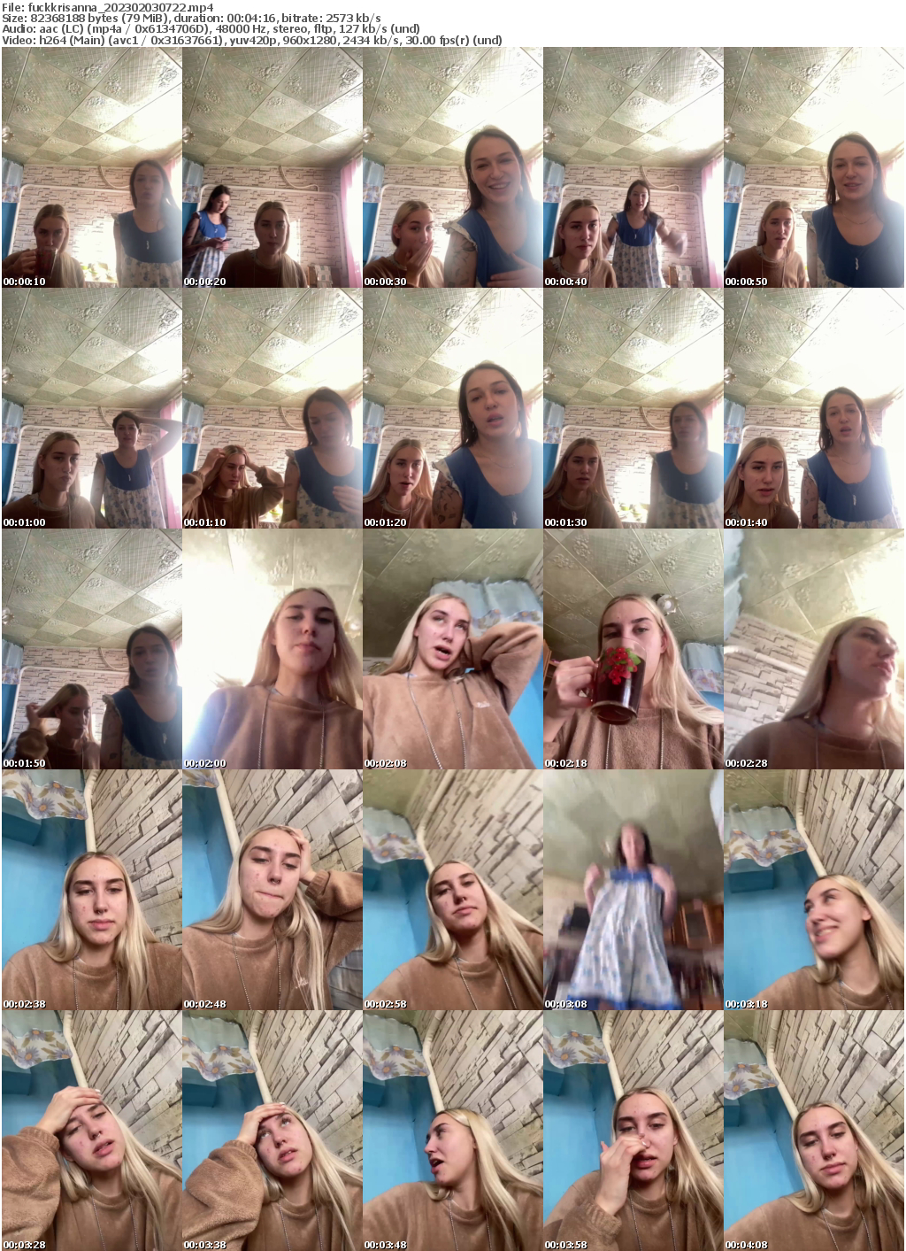 Preview thumb from fuckkrisanna on 2023-02-03 @ bongacams