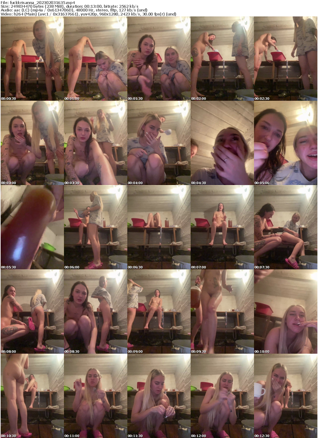 Preview thumb from fuckkrisanna on 2023-02-03 @ bongacams