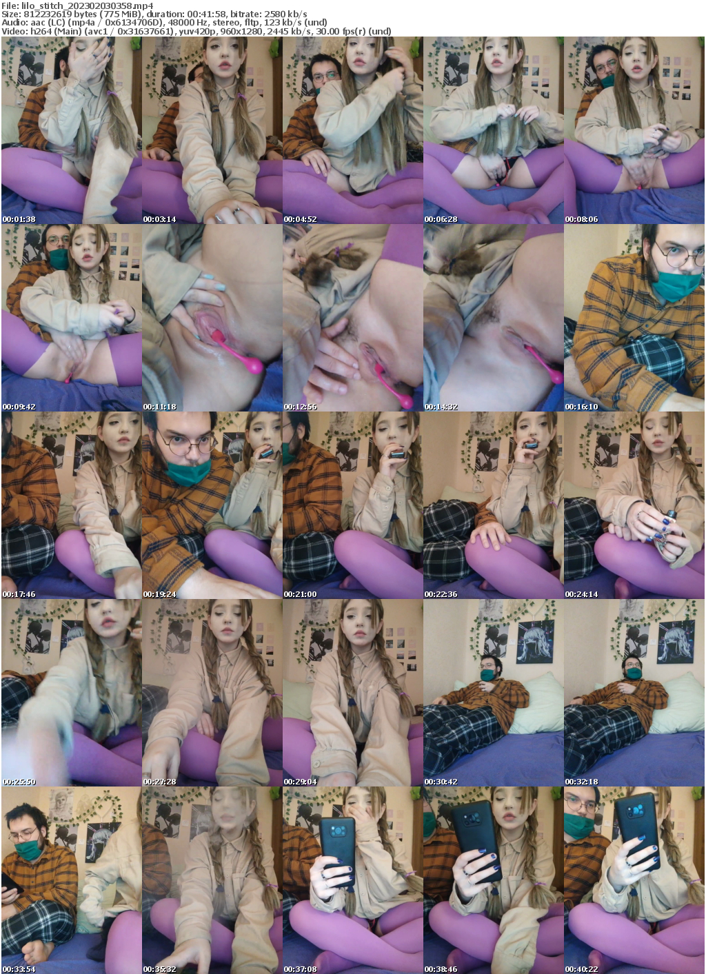 Preview thumb from lilo_stitch on 2023-02-03 @ bongacams