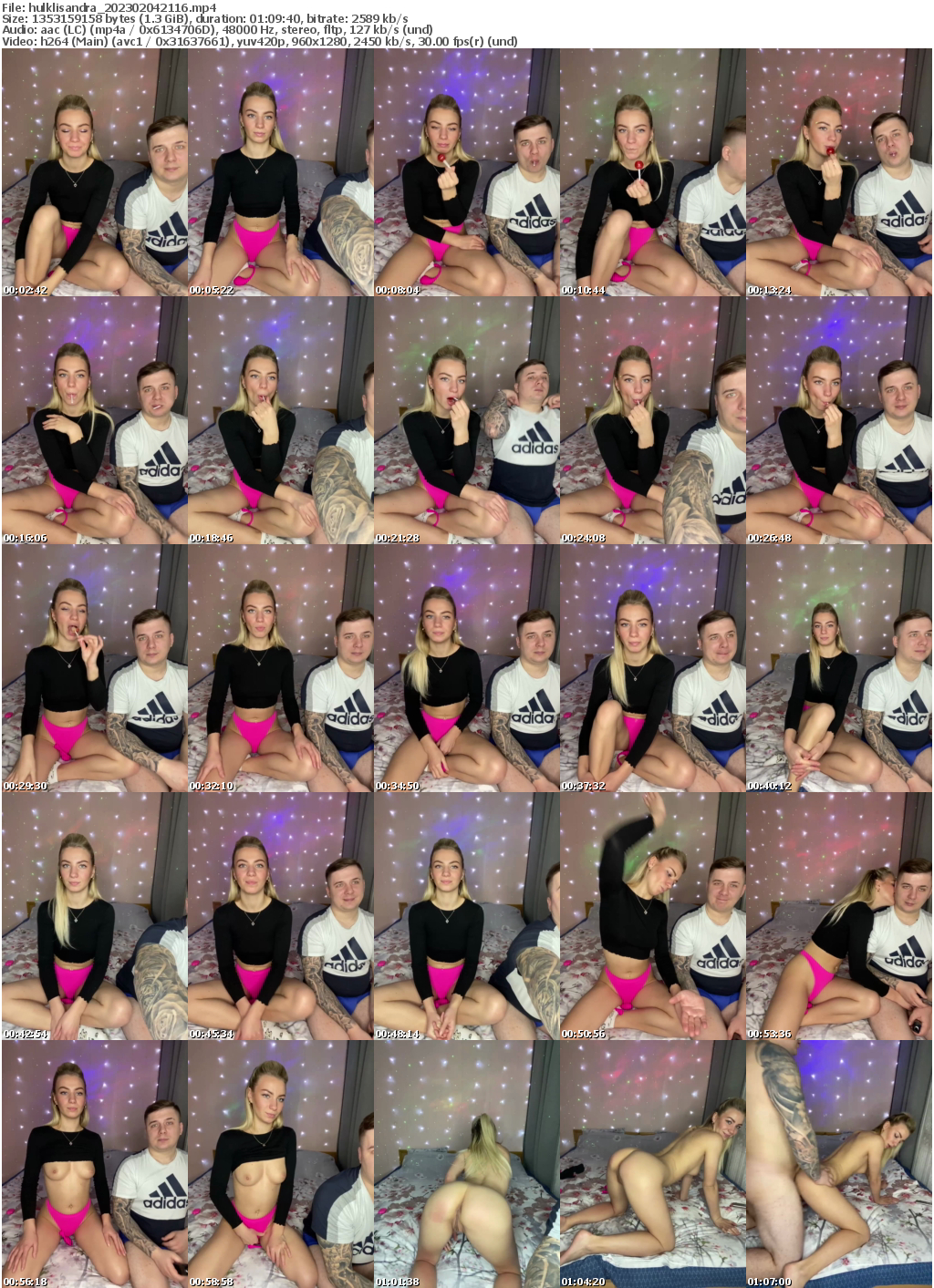 Preview thumb from hulklisandra on 2023-02-04 @ bongacams