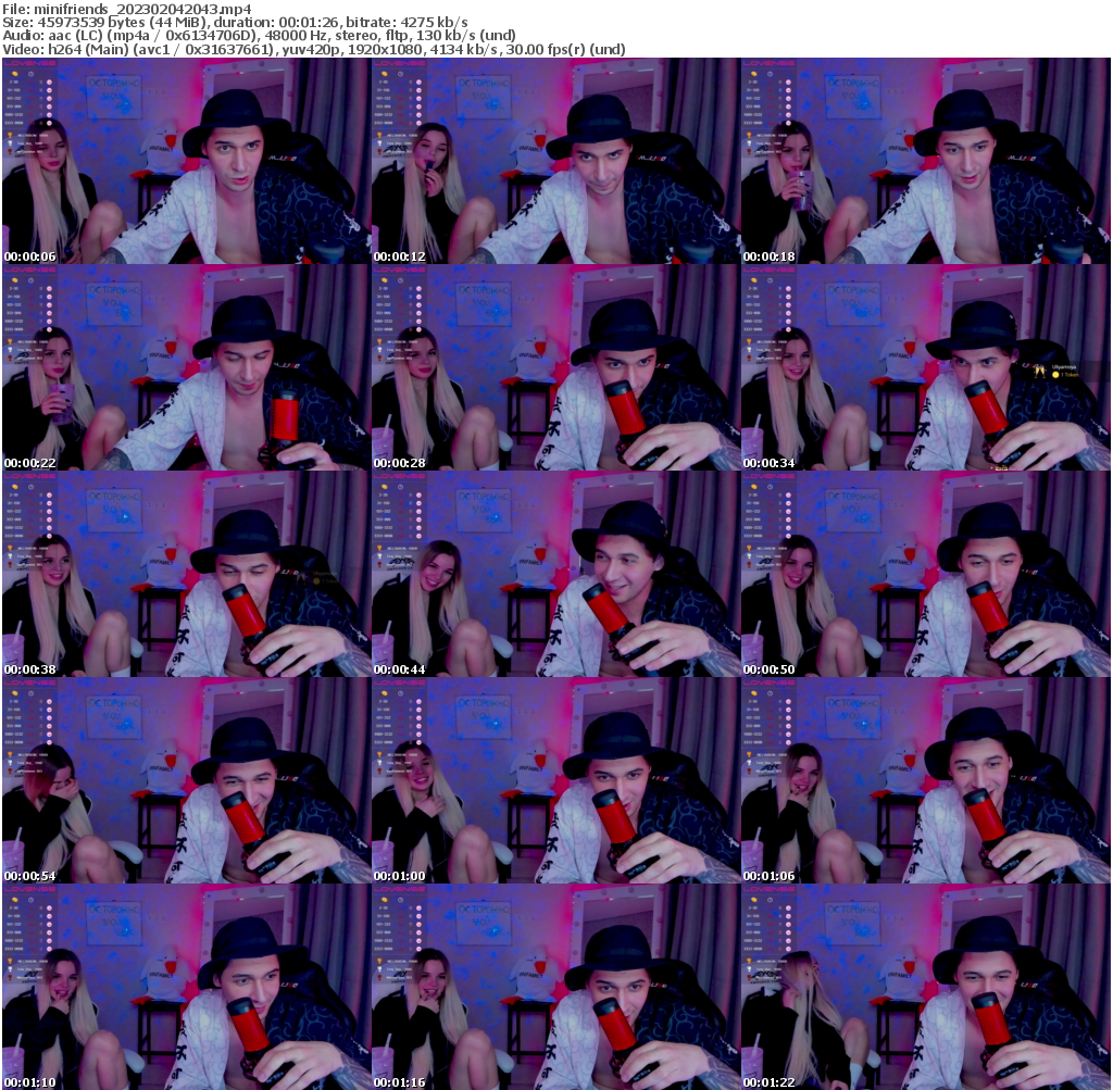 Preview thumb from minifriends on 2023-02-04 @ bongacams