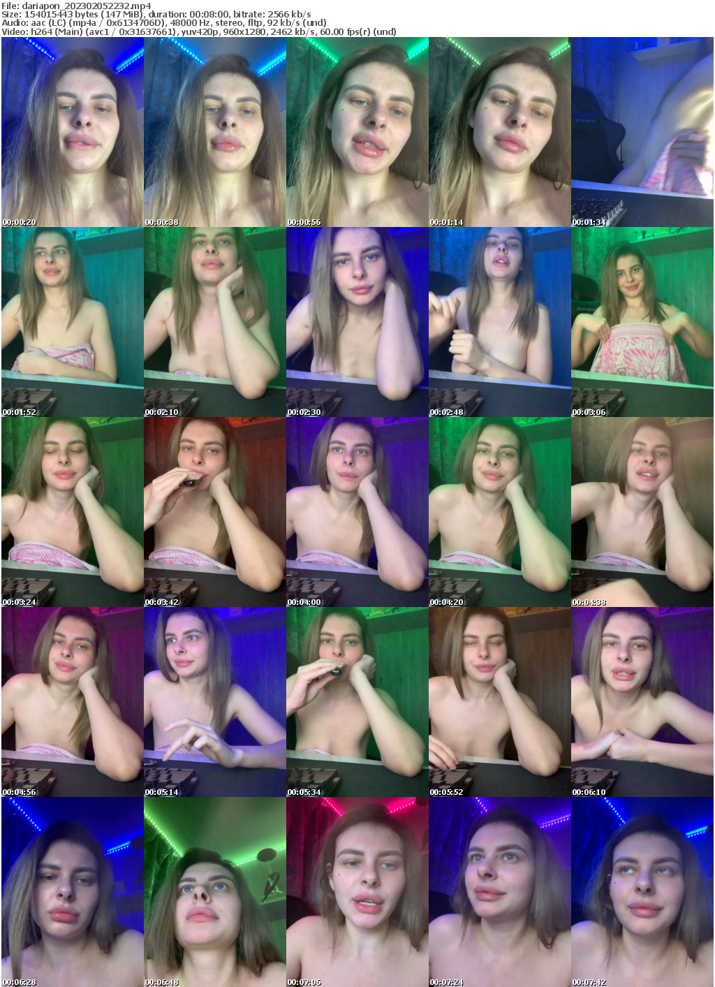 Preview thumb from dariapon on 2023-02-05 @ bongacams