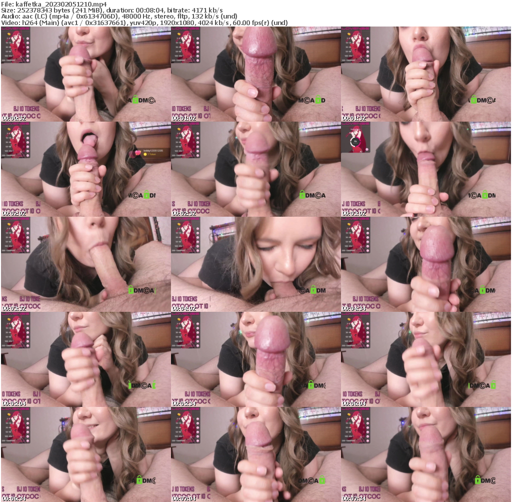 Preview thumb from kaffetka on 2023-02-05 @ bongacams