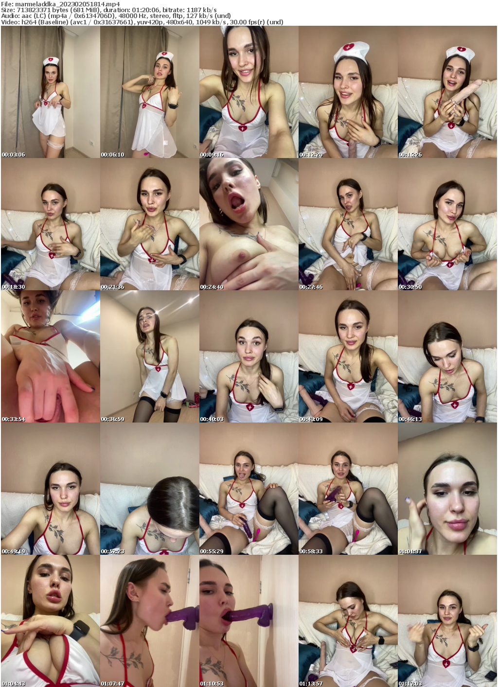 Preview thumb from marmeladdka on 2023-02-05 @ bongacams