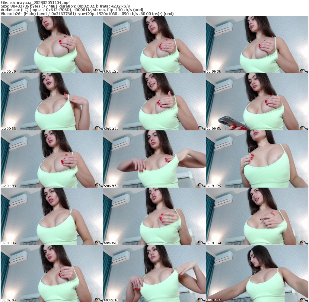 Preview thumb from sochnayaaa on 2023-02-05 @ bongacams