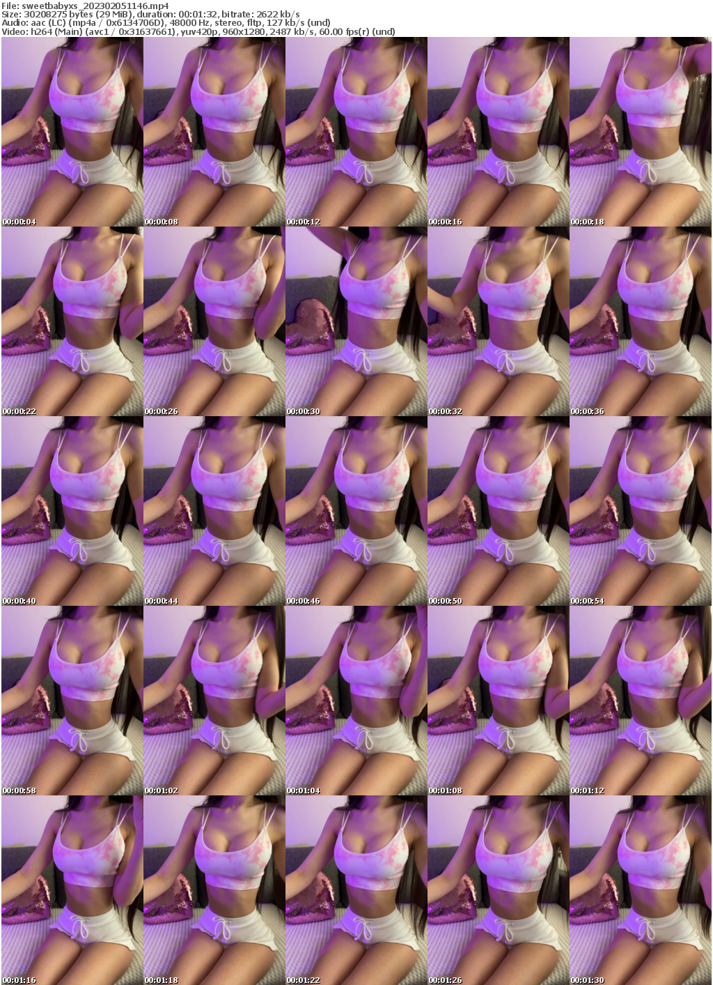 Preview thumb from sweetbabyxs on 2023-02-05 @ bongacams