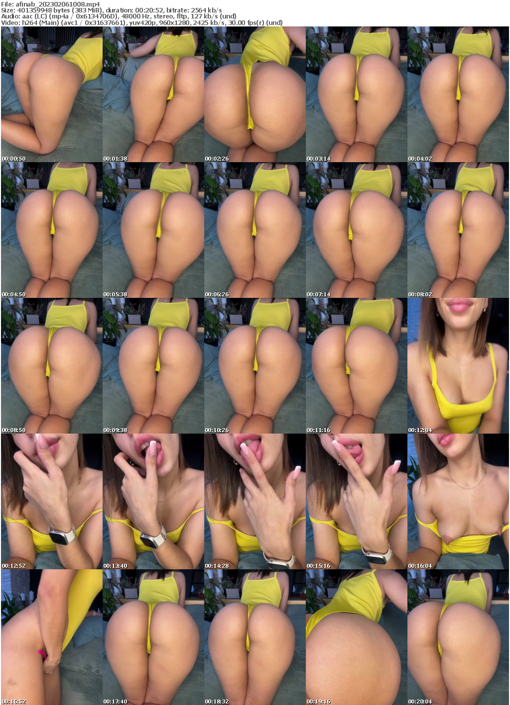 Preview thumb from afinab on 2023-02-06 @ bongacams