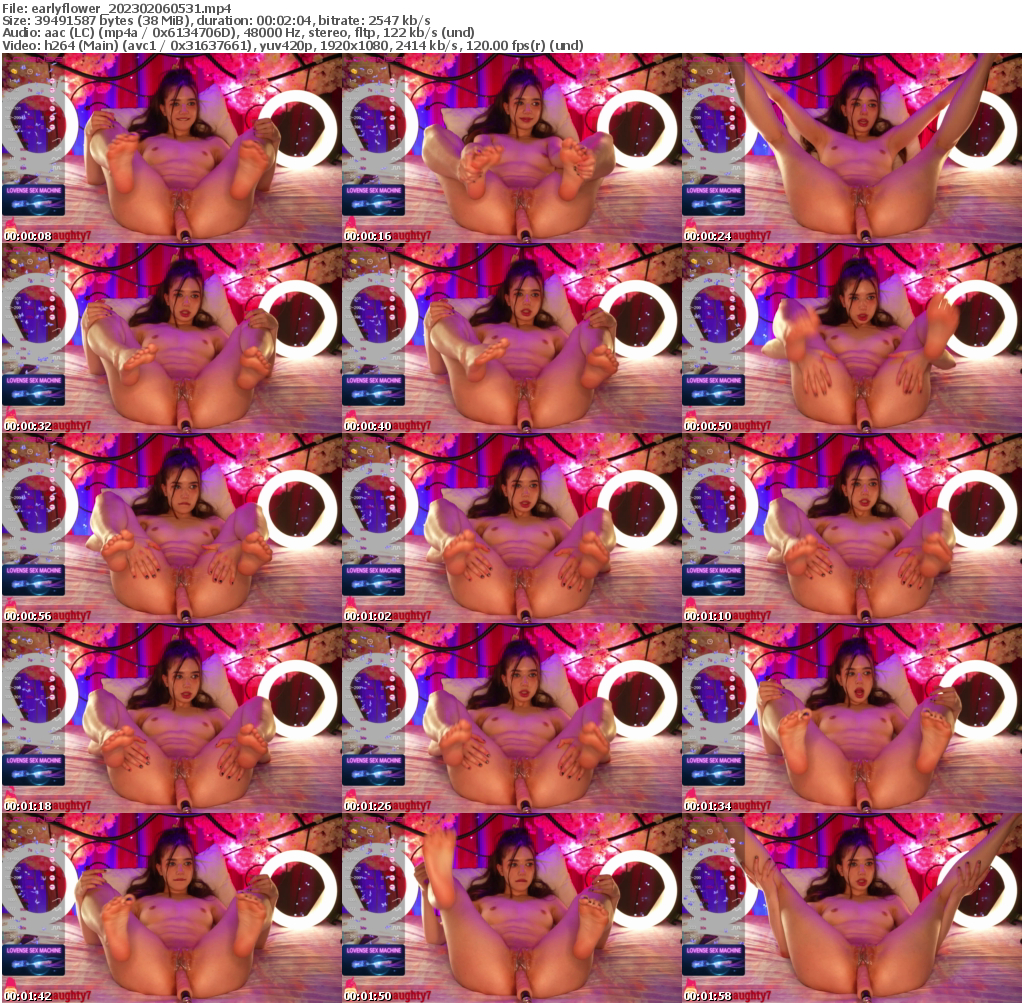 Preview thumb from earlyflower on 2023-02-06 @ bongacams