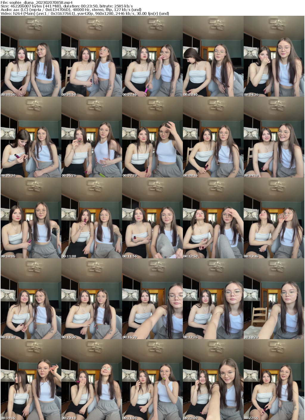 Preview thumb from sophie_diana on 2023-02-07 @ bongacams