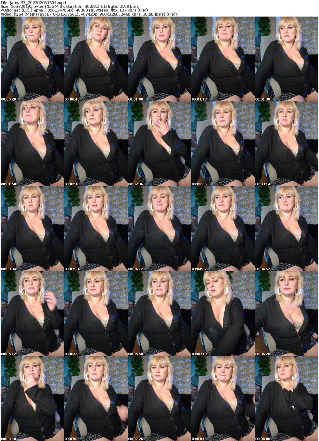 Preview thumb from janna37 on 2023-02-08 @ bongacams