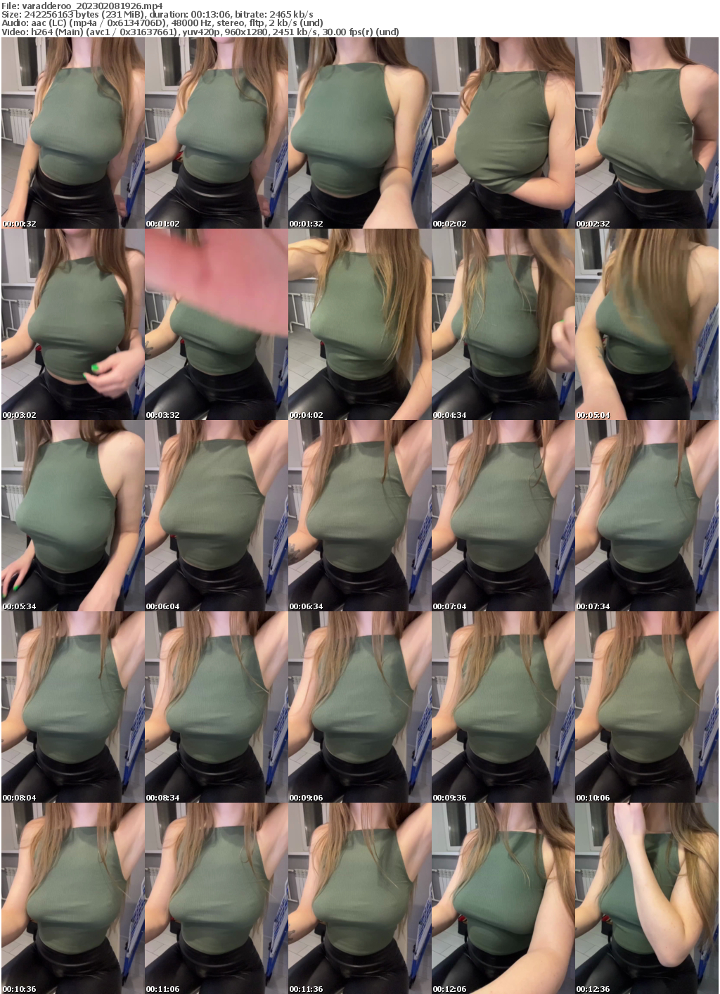 Preview thumb from varadderoo on 2023-02-08 @ bongacams