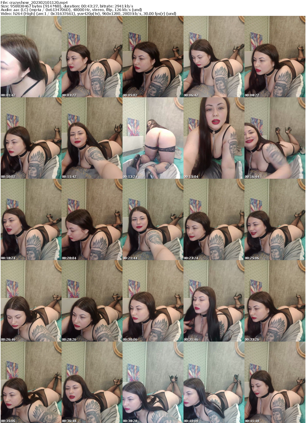 Preview thumb from crazyshow on 2023-02-10 @ bongacams