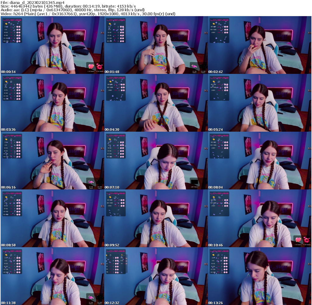 Preview thumb from diana_d on 2023-02-10 @ bongacams