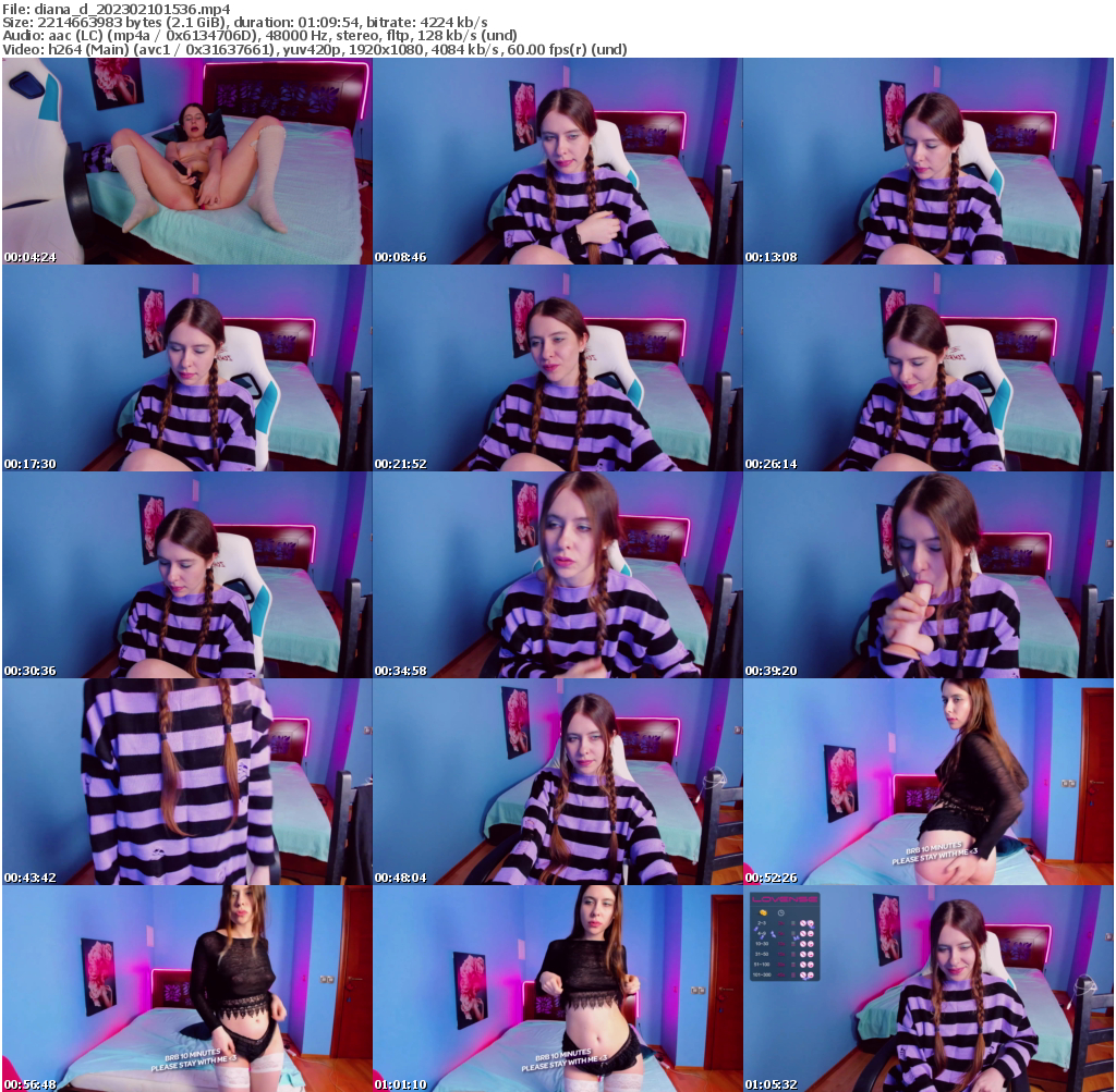 Preview thumb from diana_d on 2023-02-10 @ bongacams