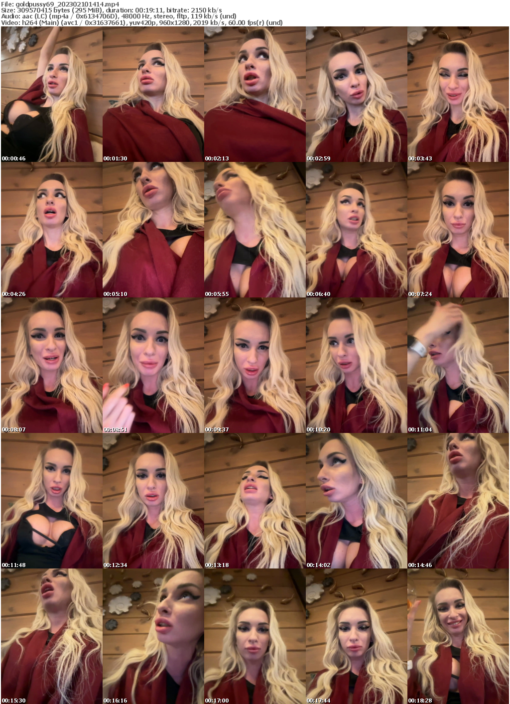 Preview thumb from goldpussy69 on 2023-02-10 @ bongacams