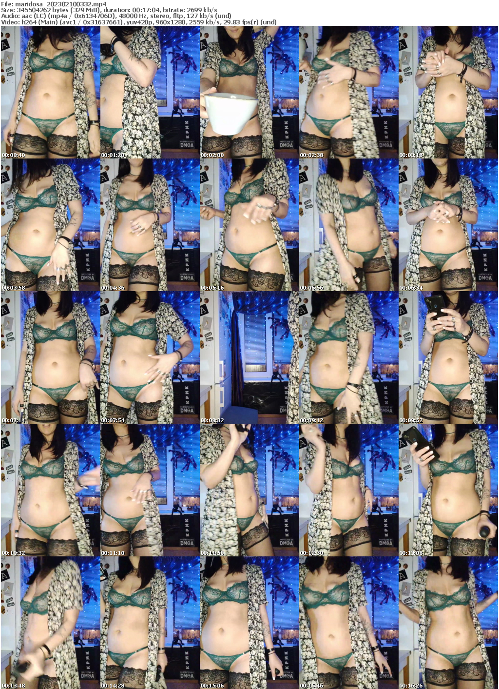 Preview thumb from maridosa on 2023-02-10 @ bongacams