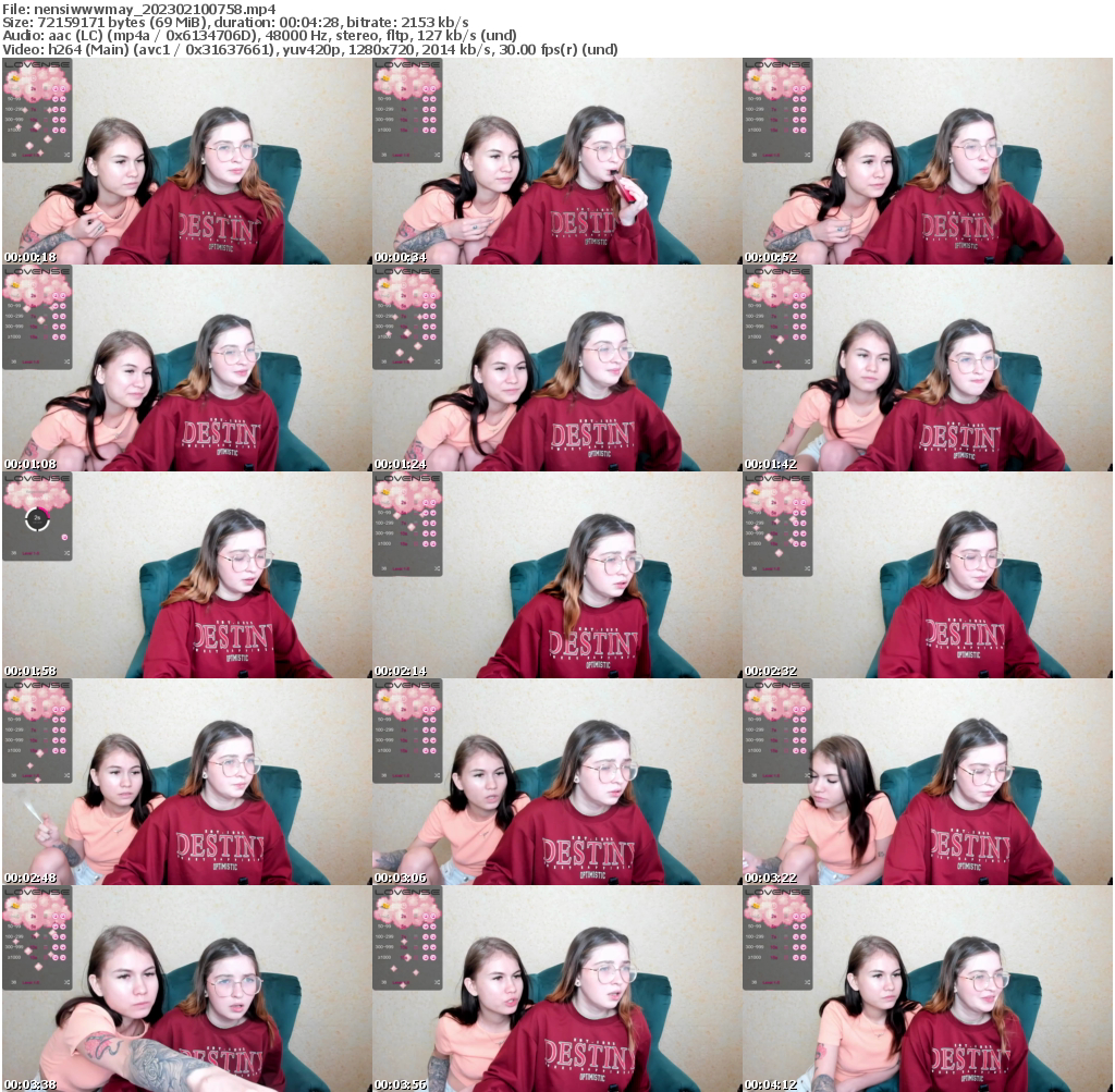 Preview thumb from nensiwwwmay on 2023-02-10 @ bongacams