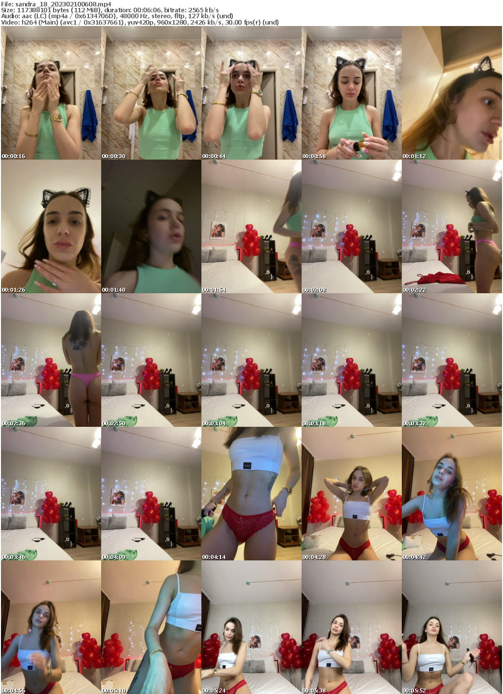 Preview thumb from sandra_18 on 2023-02-10 @ bongacams