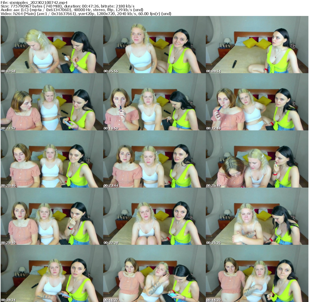 Preview thumb from sixnipples on 2023-02-10 @ bongacams