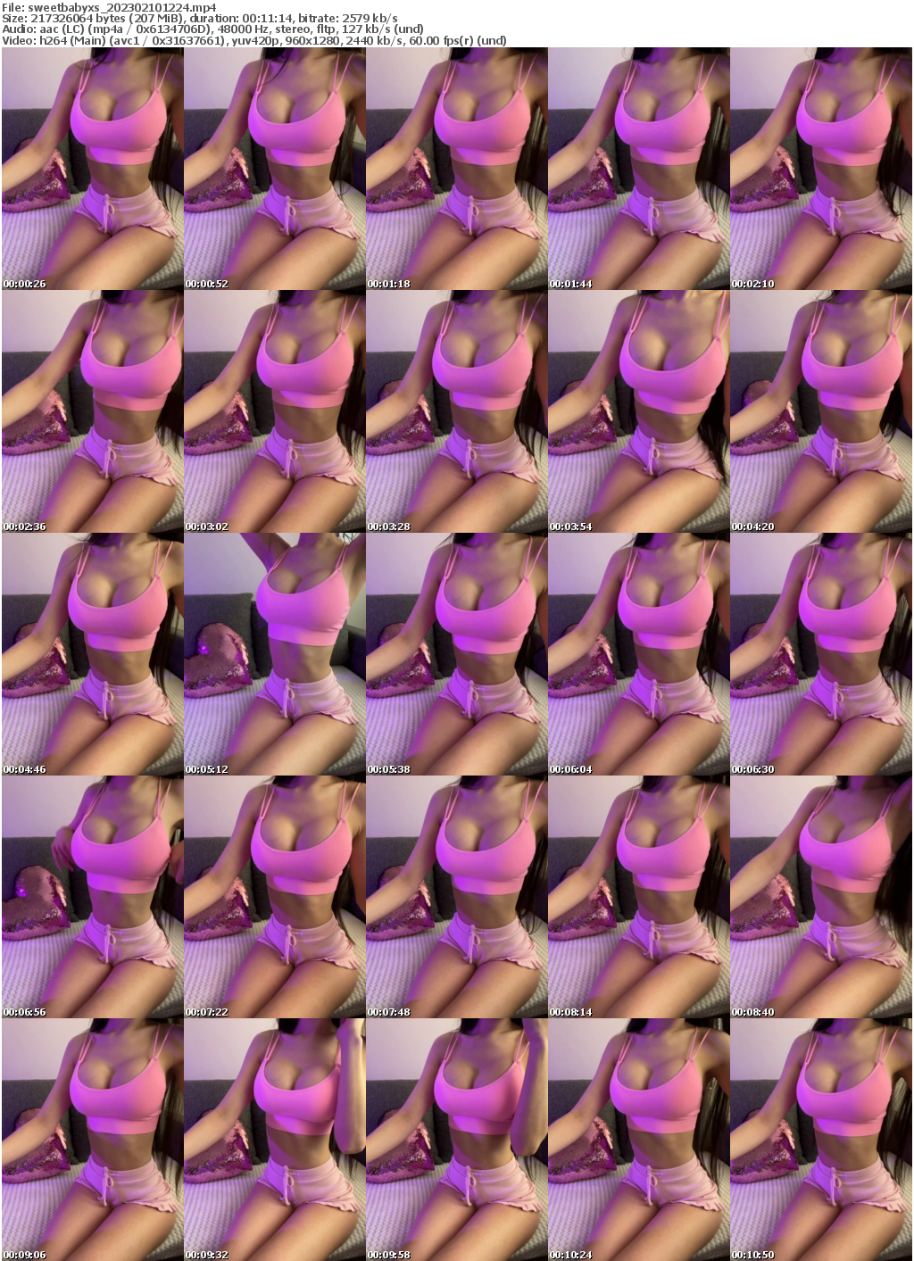 Preview thumb from sweetbabyxs on 2023-02-10 @ bongacams