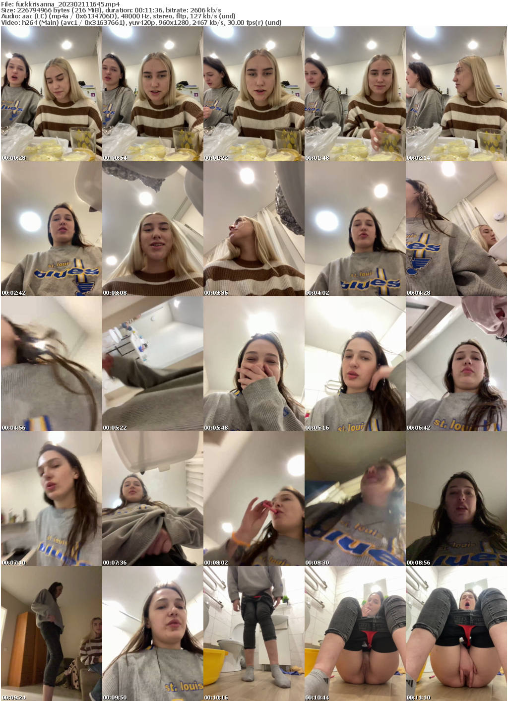 Preview thumb from fuckkrisanna on 2023-02-11 @ bongacams