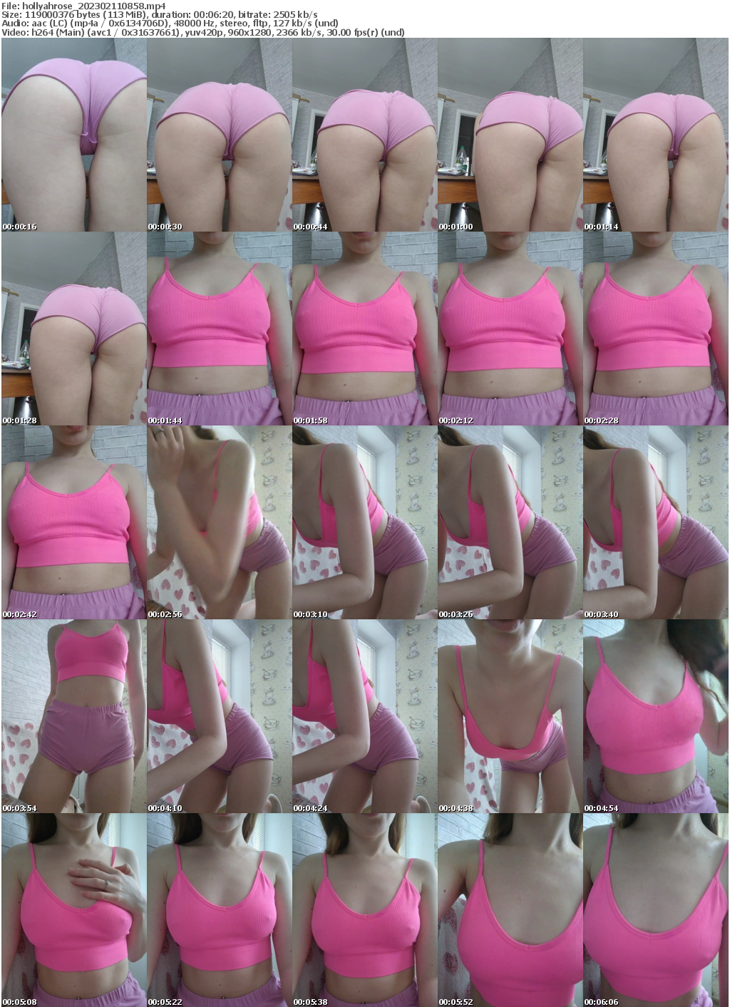 Preview thumb from hollyahrose on 2023-02-11 @ bongacams