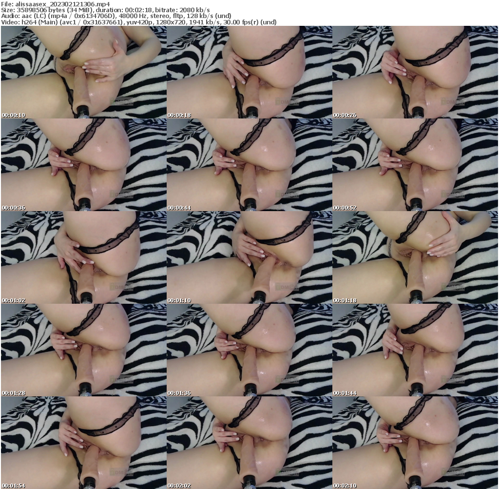 Preview thumb from alissaasex on 2023-02-12 @ bongacams