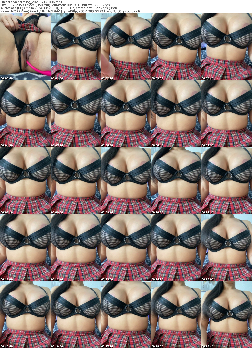 Preview thumb from dianacharming on 2023-02-12 @ bongacams