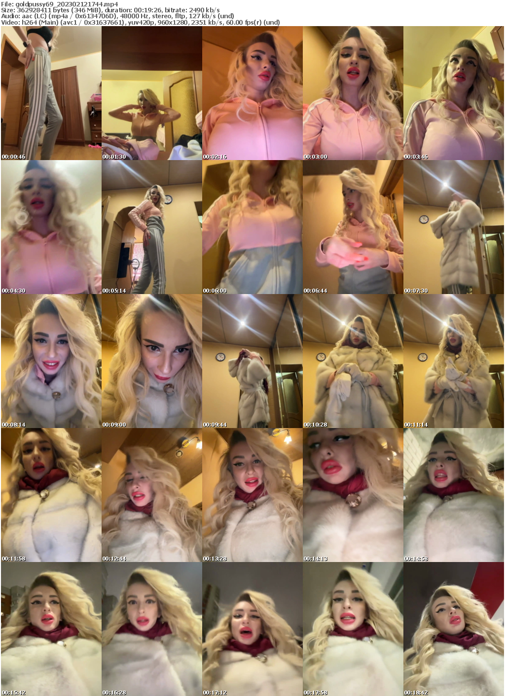 Preview thumb from goldpussy69 on 2023-02-12 @ bongacams