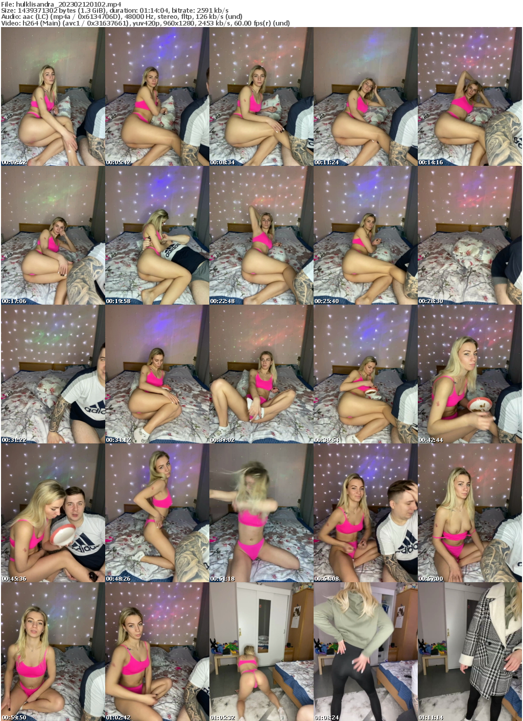 Preview thumb from hulklisandra on 2023-02-12 @ bongacams