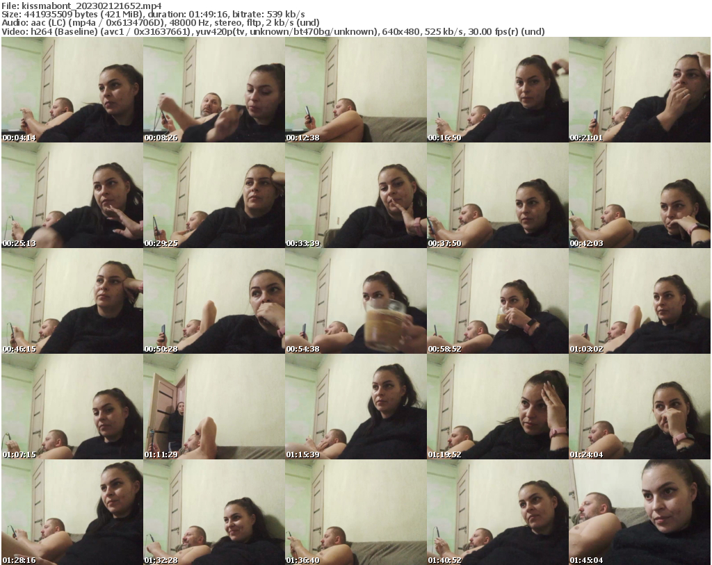 Preview thumb from kissmabont on 2023-02-12 @ bongacams