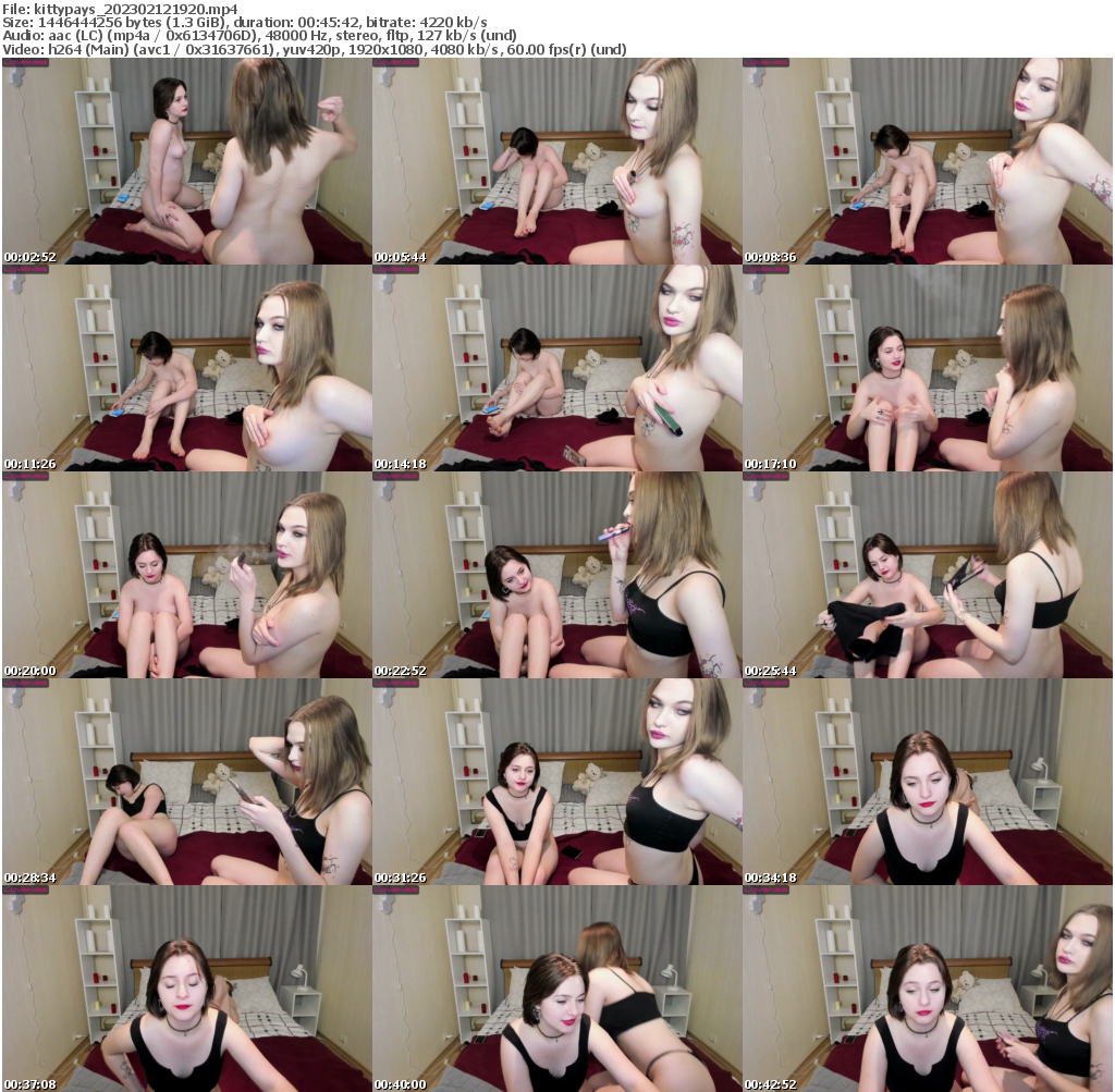 Preview thumb from kittypays on 2023-02-12 @ bongacams