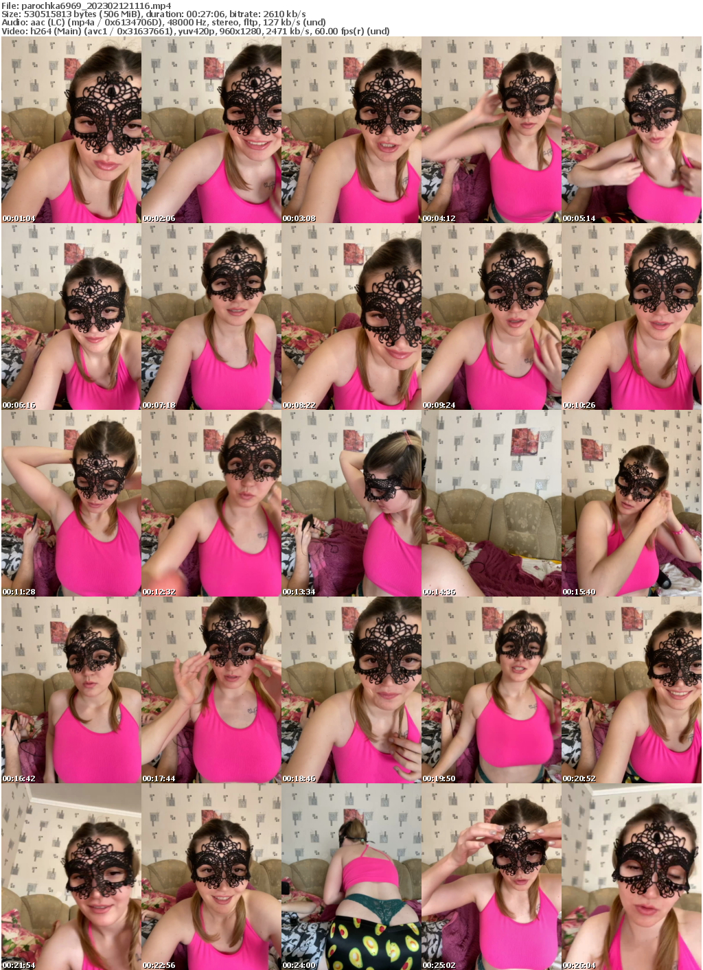 Preview thumb from parochka6969 on 2023-02-12 @ bongacams