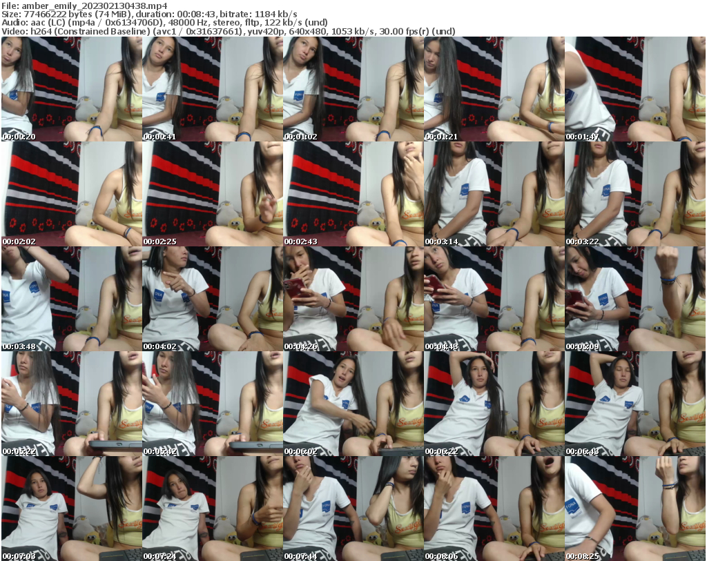 Preview thumb from amber_emily on 2023-02-13 @ bongacams