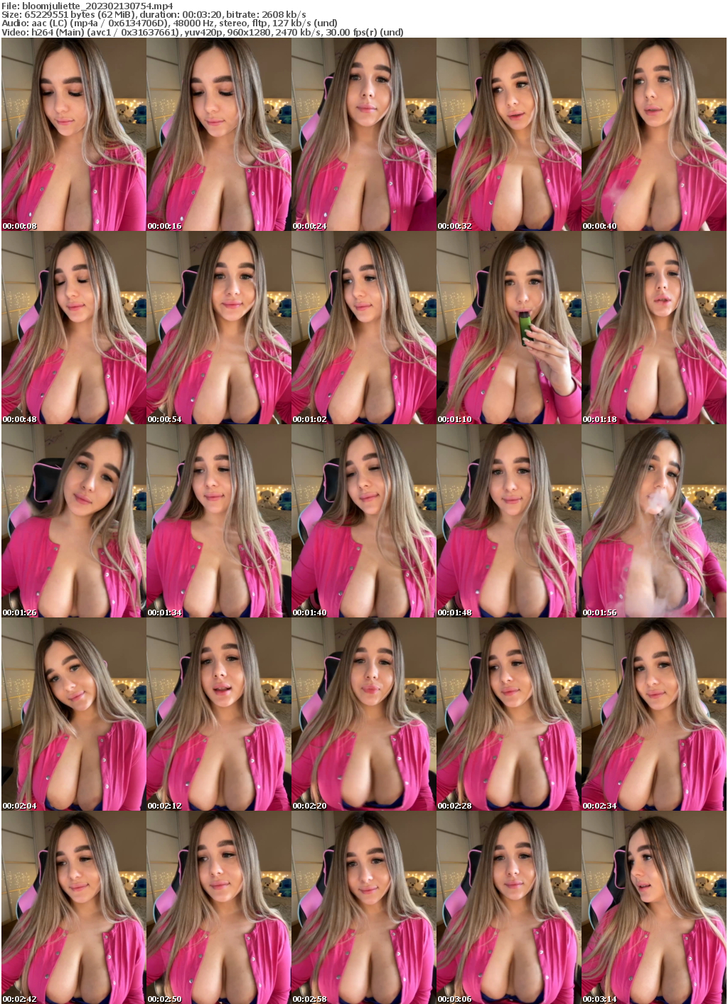 Preview thumb from bloomjuliette on 2023-02-13 @ bongacams