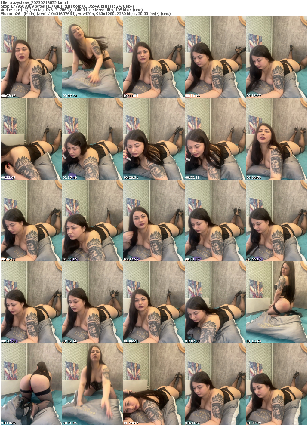 Preview thumb from crazyshow on 2023-02-13 @ bongacams