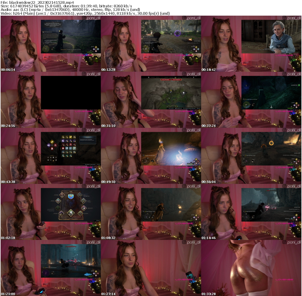 Preview thumb from blackwidow22 on 2023-02-14 @ bongacams