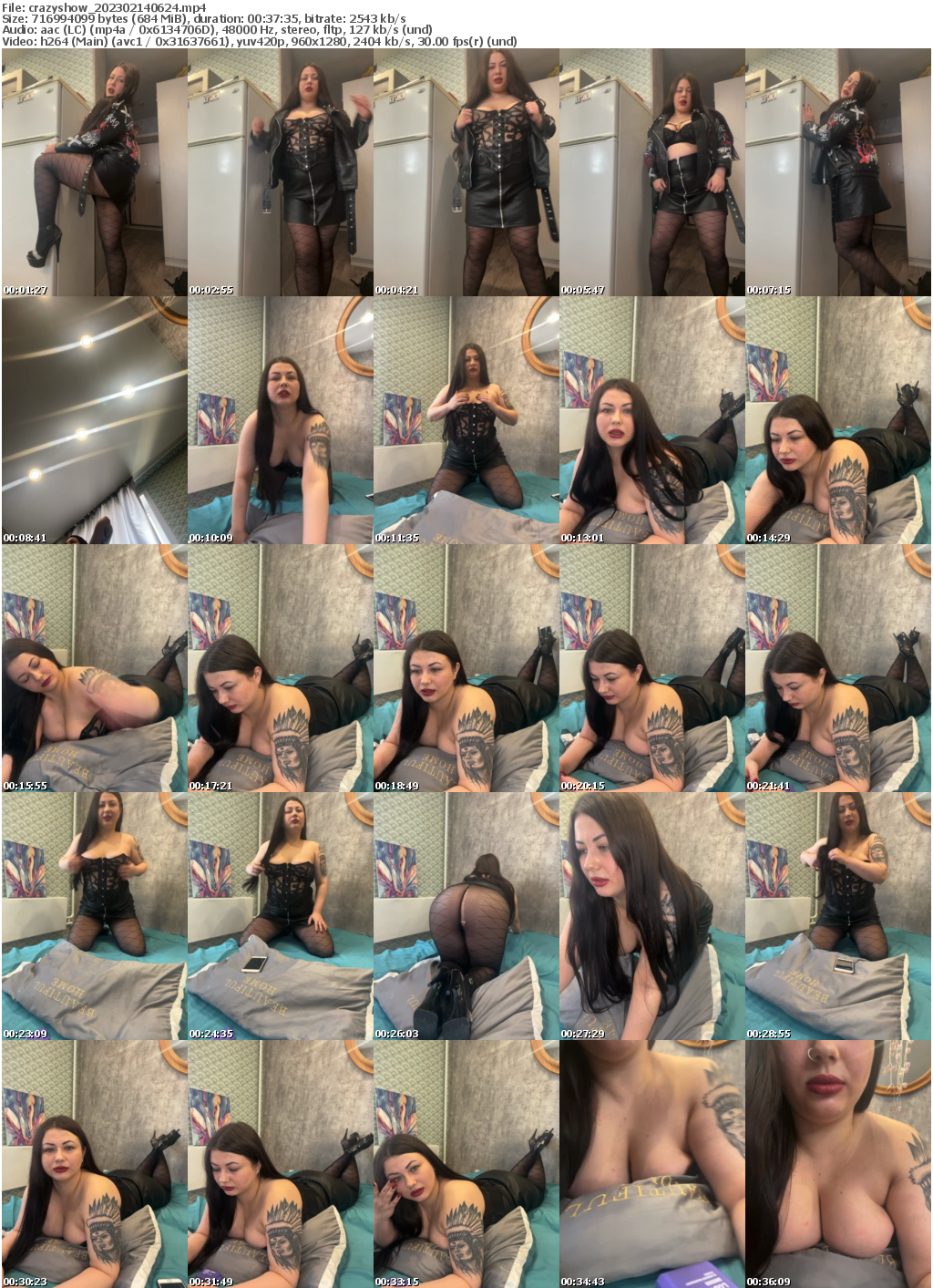 Preview thumb from crazyshow on 2023-02-14 @ bongacams