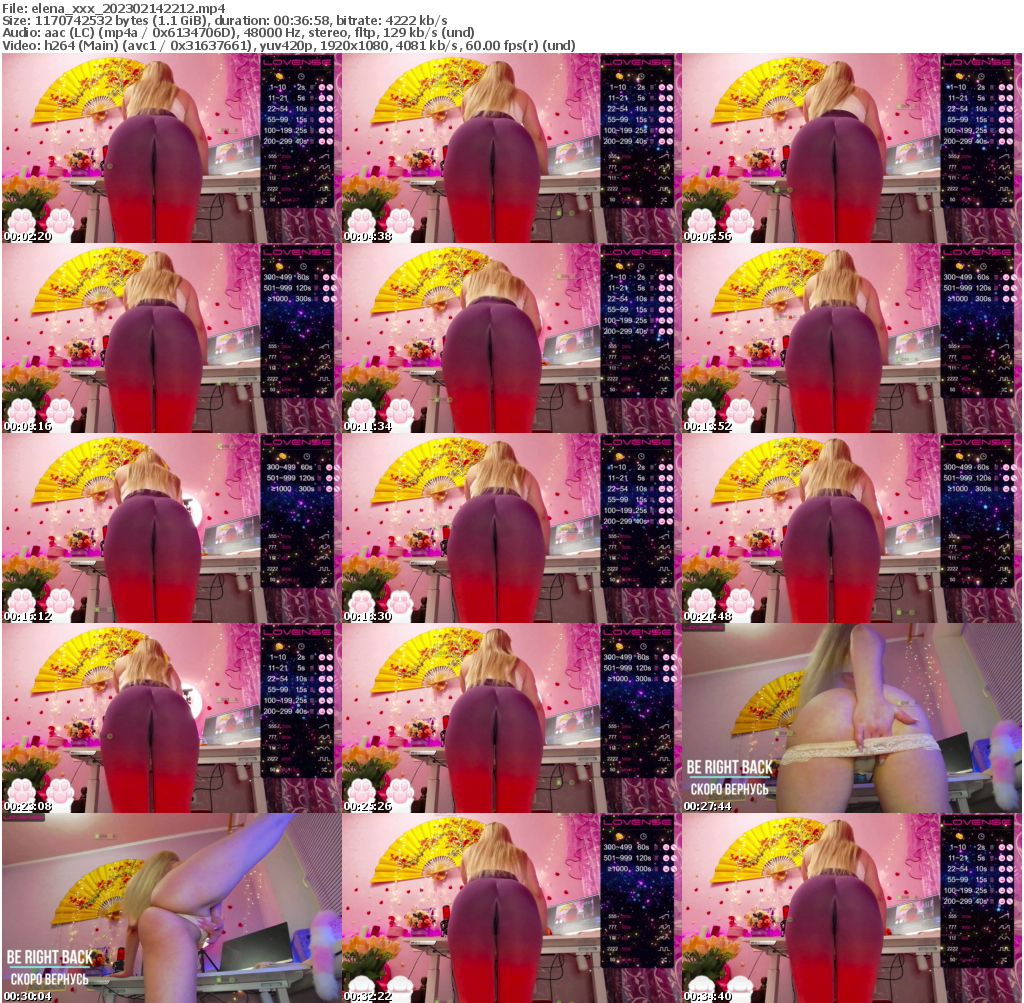 Preview thumb from elena_xxx on 2023-02-14 @ bongacams