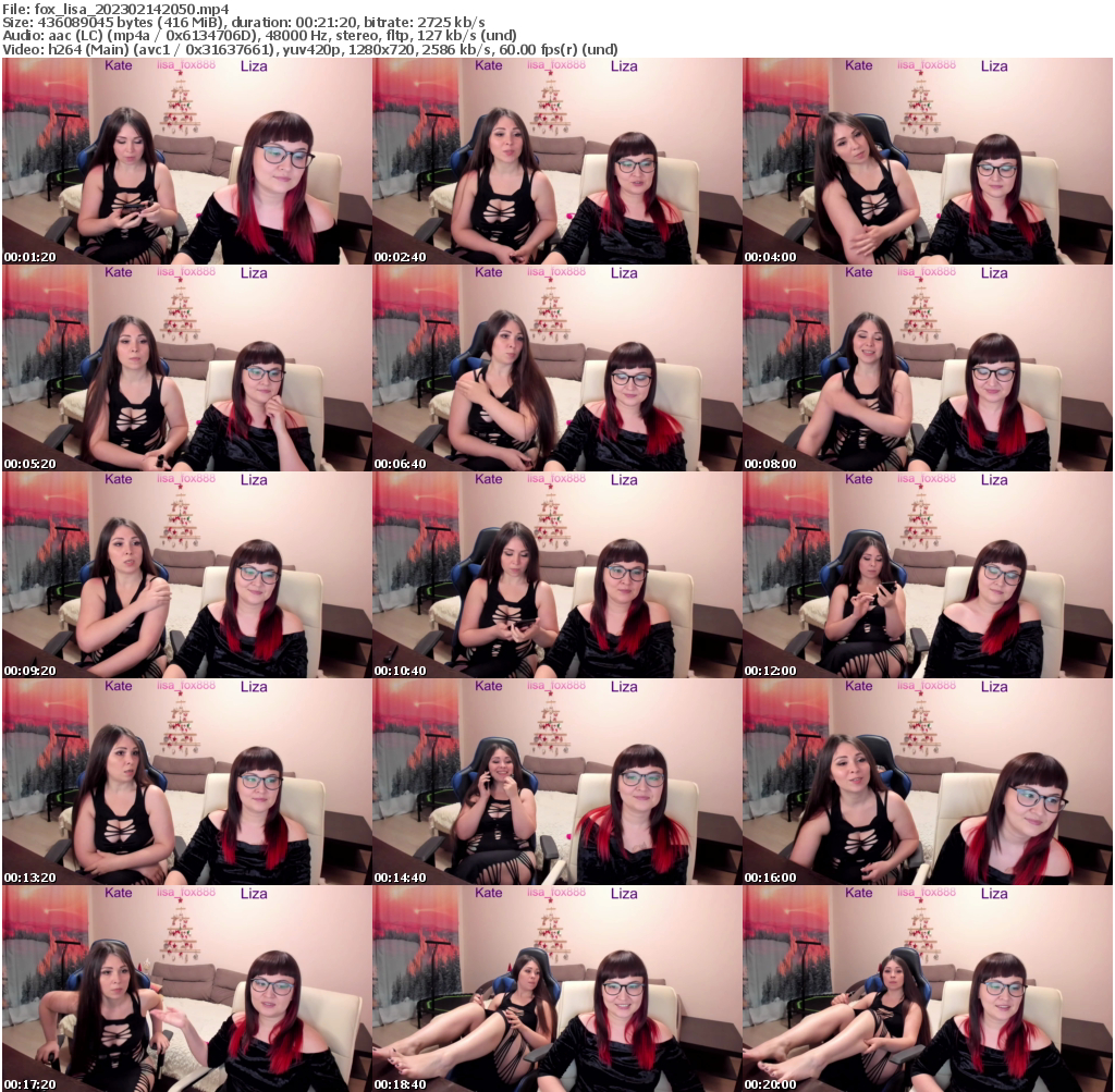 Preview thumb from fox_lisa on 2023-02-14 @ bongacams