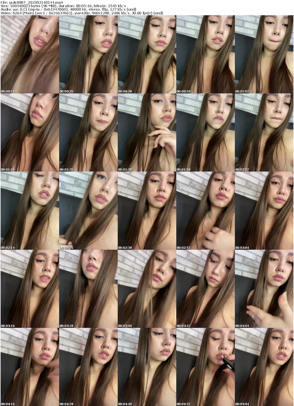 Preview thumb from jade8887 on 2023-02-14 @ bongacams