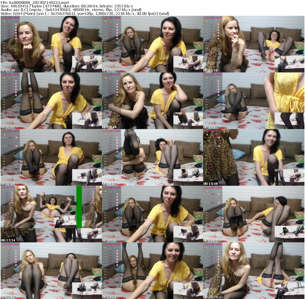 Preview thumb from kati000888 on 2023-02-14 @ bongacams