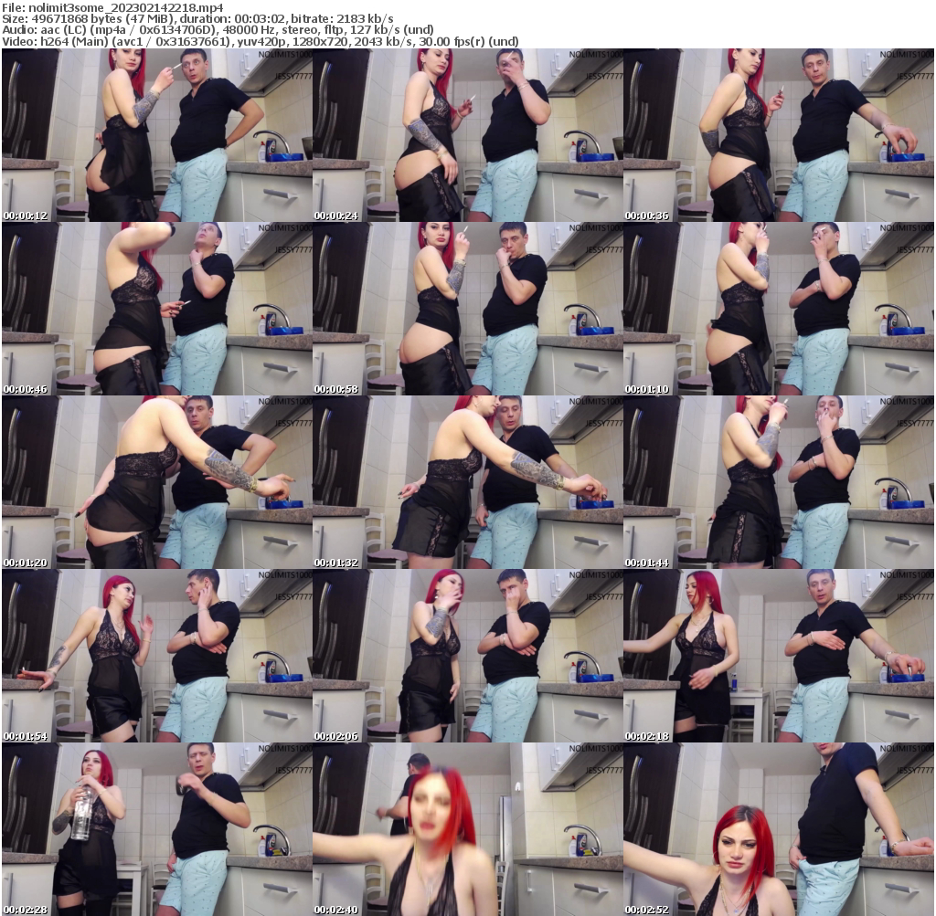 Preview thumb from nolimit3some on 2023-02-14 @ bongacams